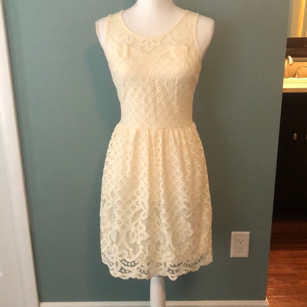 NWT white lace dress